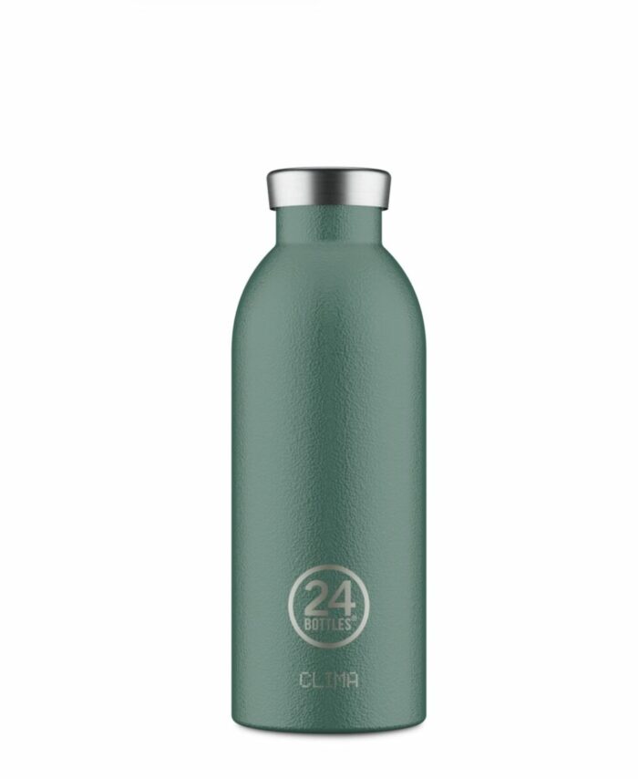 Gourde isotherme Clima Bottle 24Bottles 500 ml vert mousse profond mat.