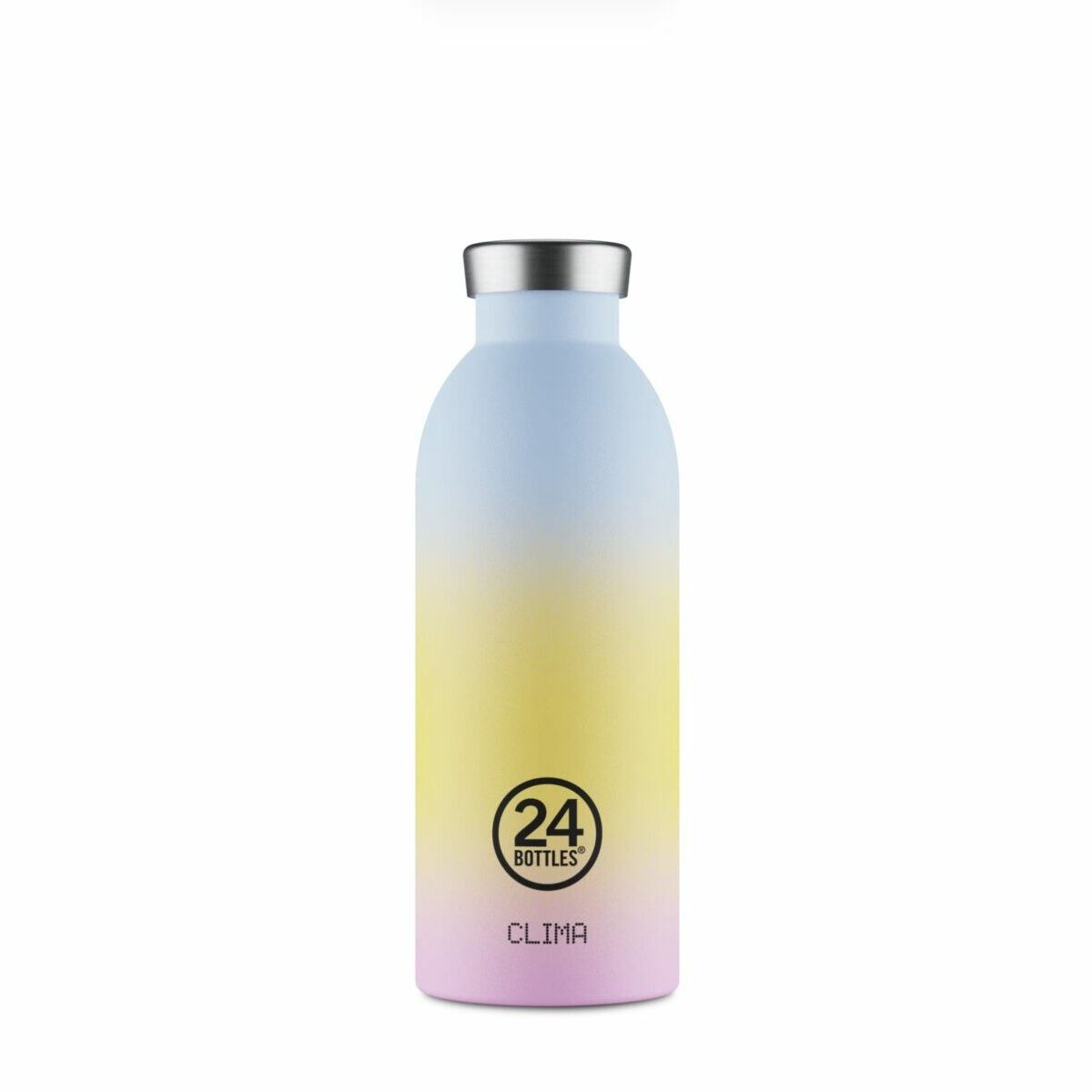 Gourde isotherme Clima Bottle 24Bottles 500 ml coloris Aurora avec dégradé de couleurs boréales mat.