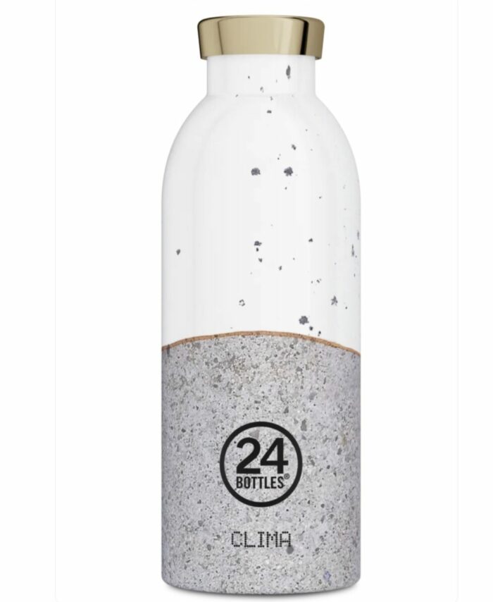 Gourde isotherme Clima Bottle 24Bottles 500 ml modèle Wabi avec motifs abstraits organiques et poétiques.