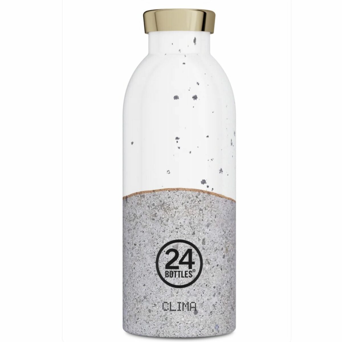 Gourde isotherme Clima Bottle 24Bottles 500 ml modèle Wabi avec motifs abstraits organiques et poétiques.
