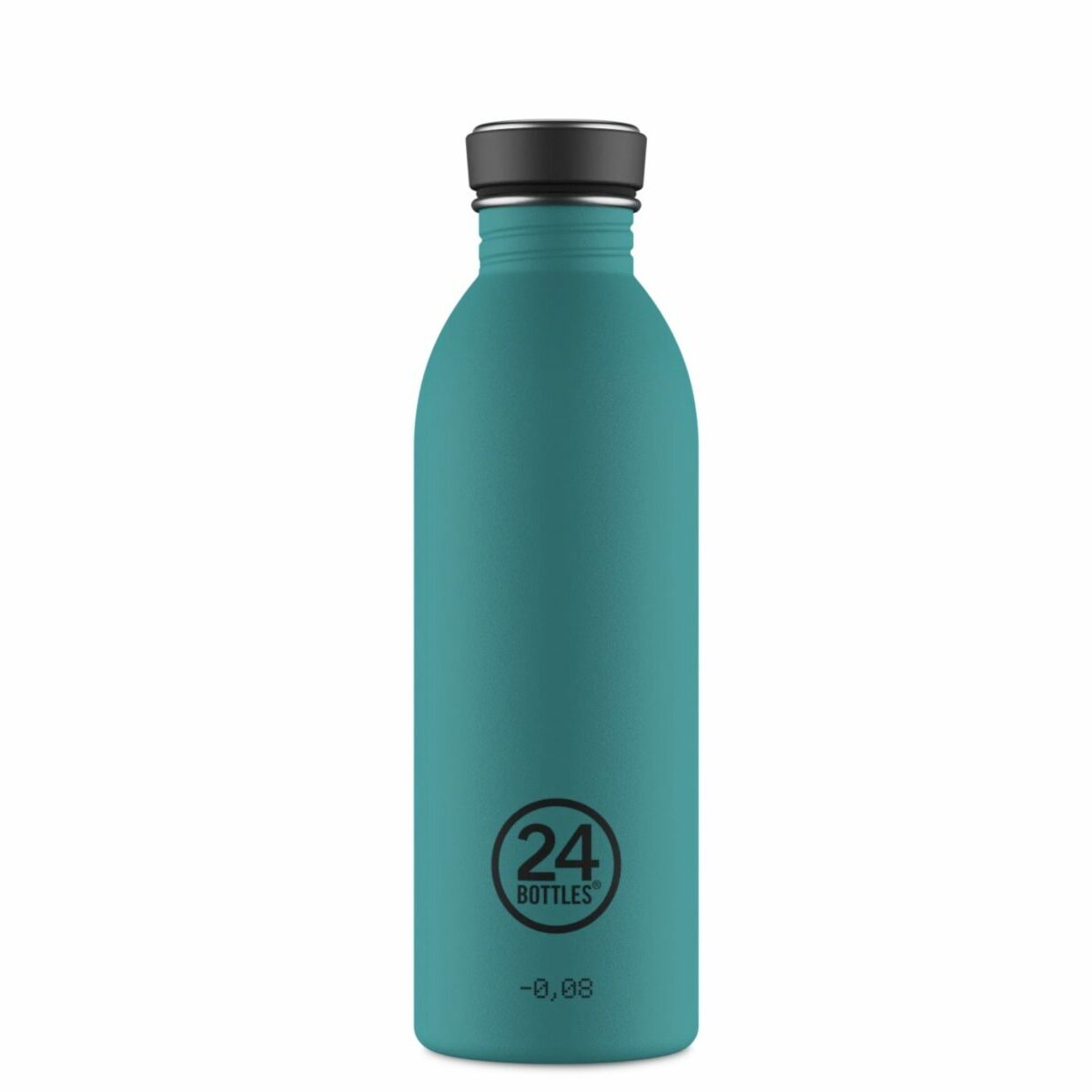 Gourde Urban Bottle 24Bottles 500 ml coloris Atlantic Bay bleu canard mat ultra-légère.
