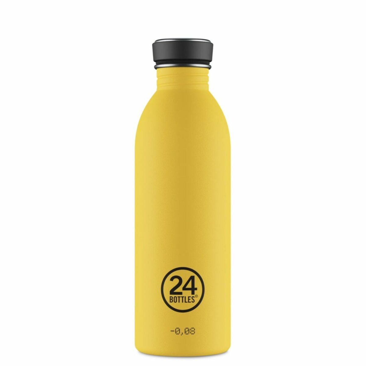 Gourde Urban Bottle 24Bottles 500 ml coloris Taxi Yellow jaune vif mat ultra-légère.