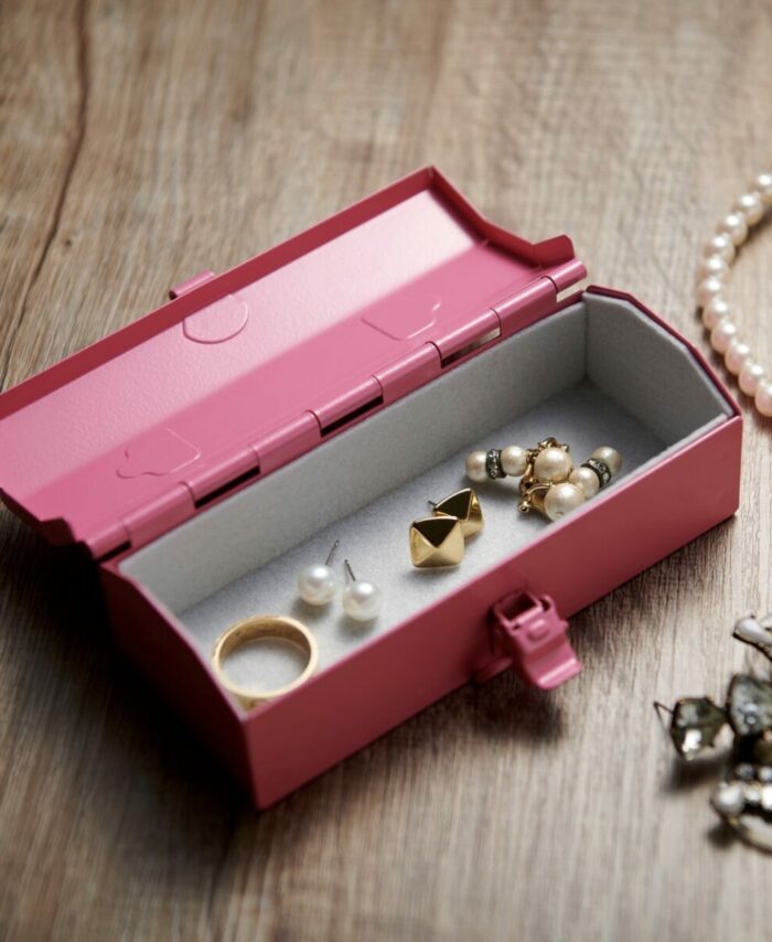 Boîte à bijoux/outils Toyo Steel, modèle Y12 coloris rose